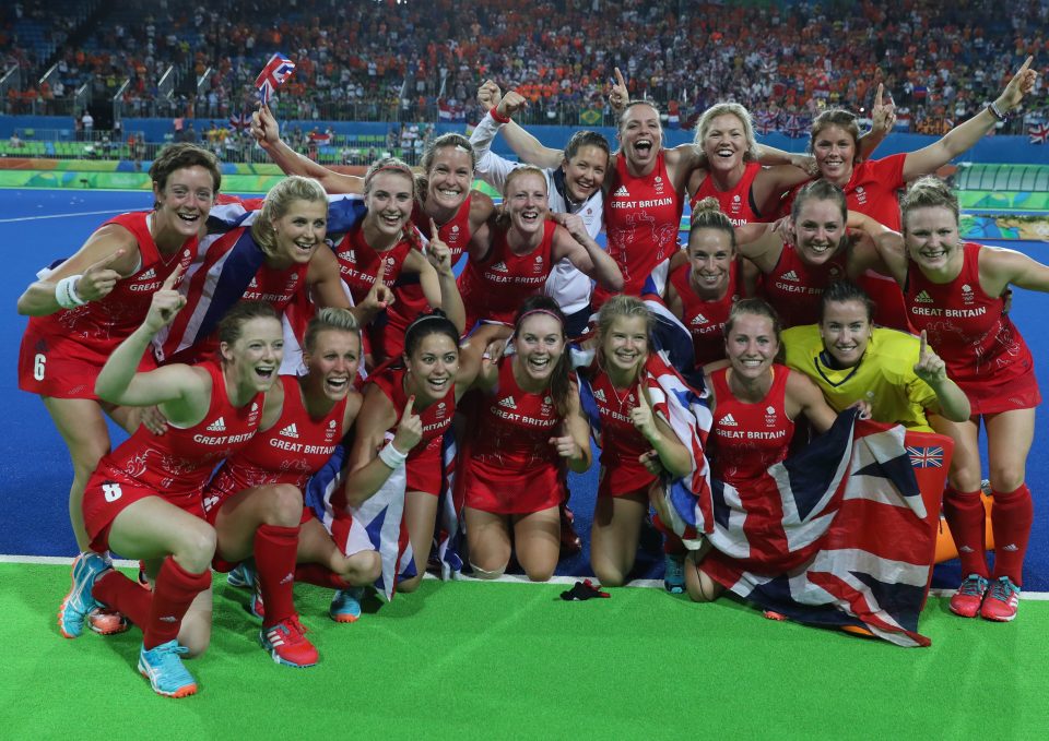  Team GB won field hockey gold in Rio