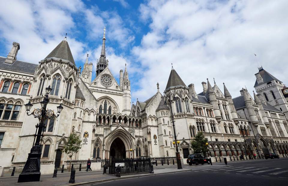 The front entrance to The Royal Courts o