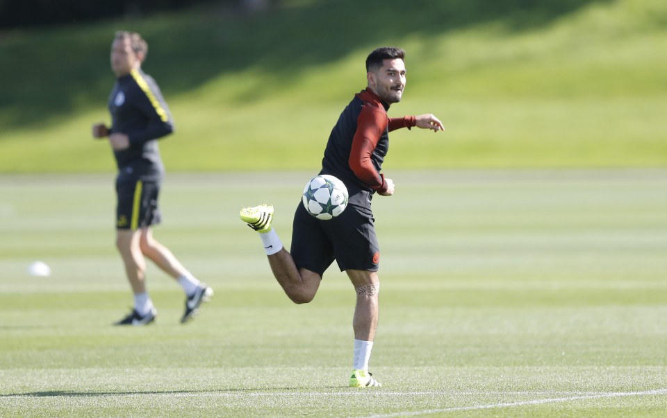 Ilkay Gundogan may finally don his Man City shirt after being sidelined by injury