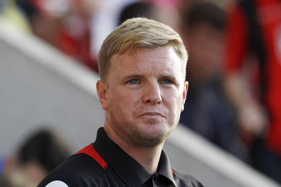 Eddie Howe has been linked with the Emirates hot-seat