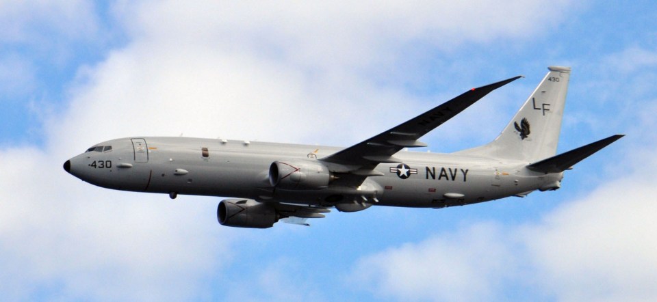  The Iranians threatened to shoot down the Navy P-8 Poseidon and its crew of nine