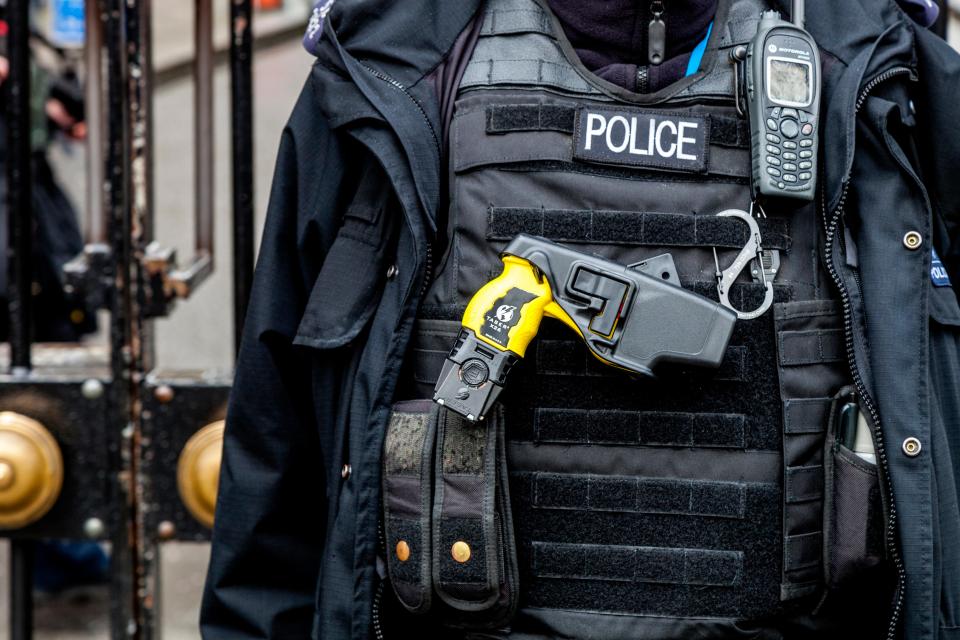  Officers who police Scotland's railways are to carry Tasers as part of a security step-up on the network