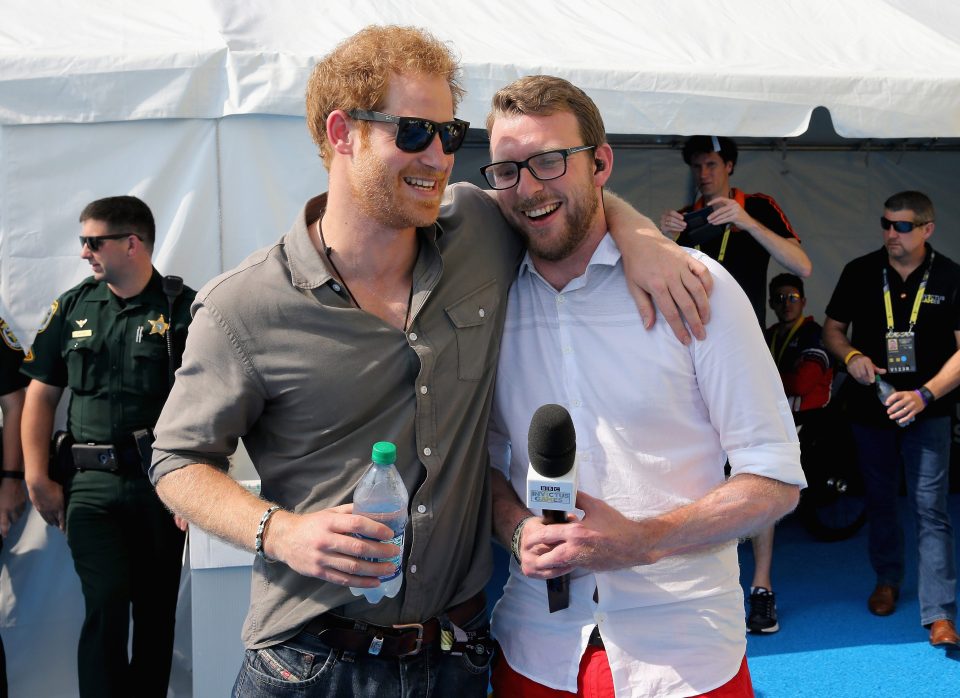 He was also recruited by Prince Harry to help him promote The Invictus Games with a series of interviews