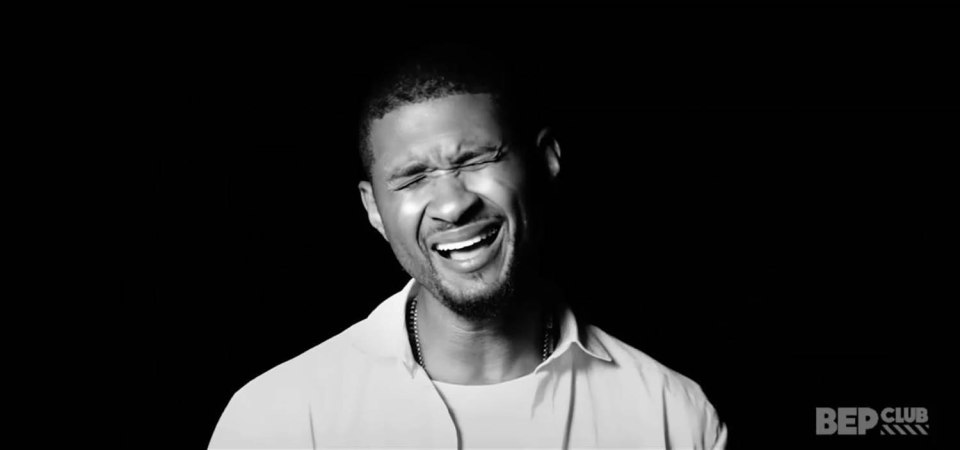  Usher also lends his sultry voice to the song