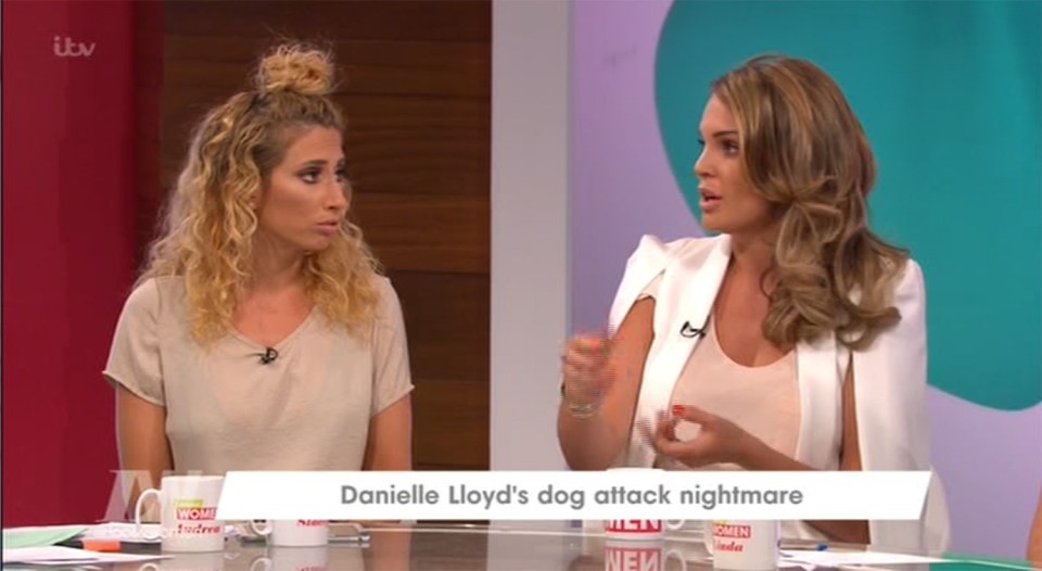 The glamour model opened up about her experience on Loose Women 