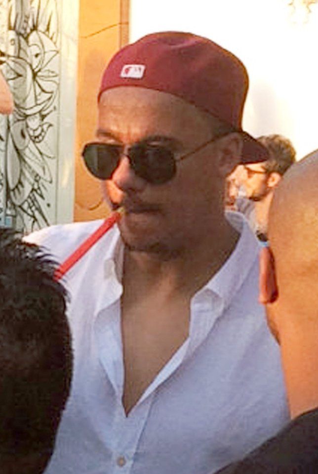  Agbonlahor was also pictured smoking from a shisha pipe in Dubai