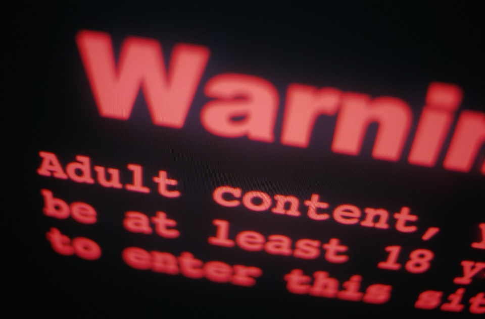 Warning Message on a Computer Screen