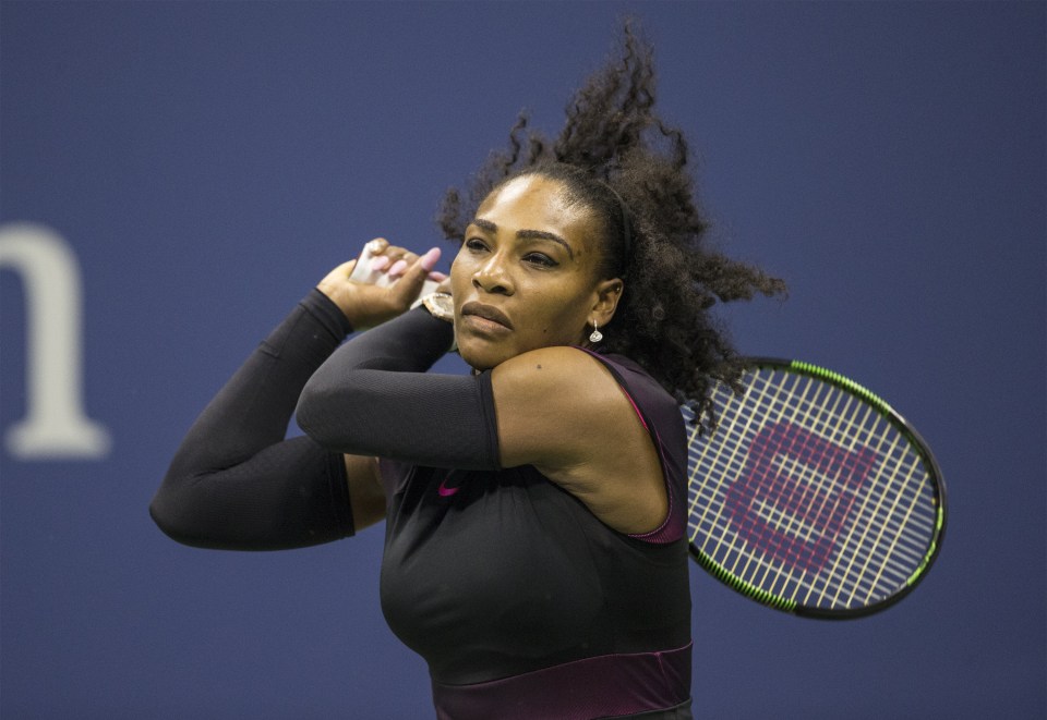 Serena wasn't at her best but cruised through to third round 6-3 6-3 