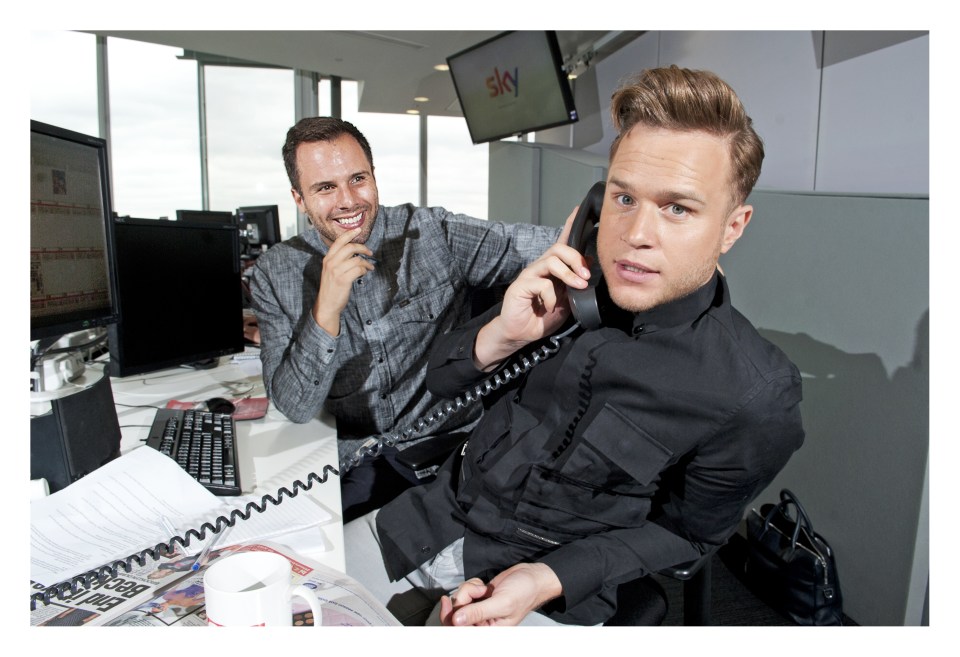 Olly Murs Guest edits Bizarre alongside Dan Wotton 