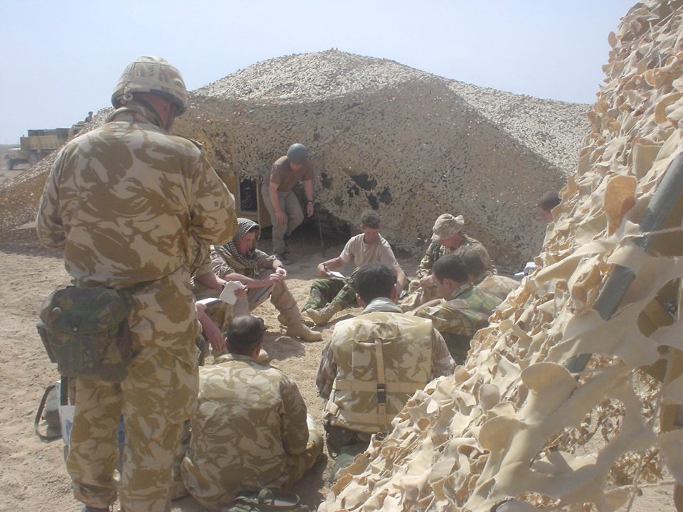 Chris Brannigan in Iraq