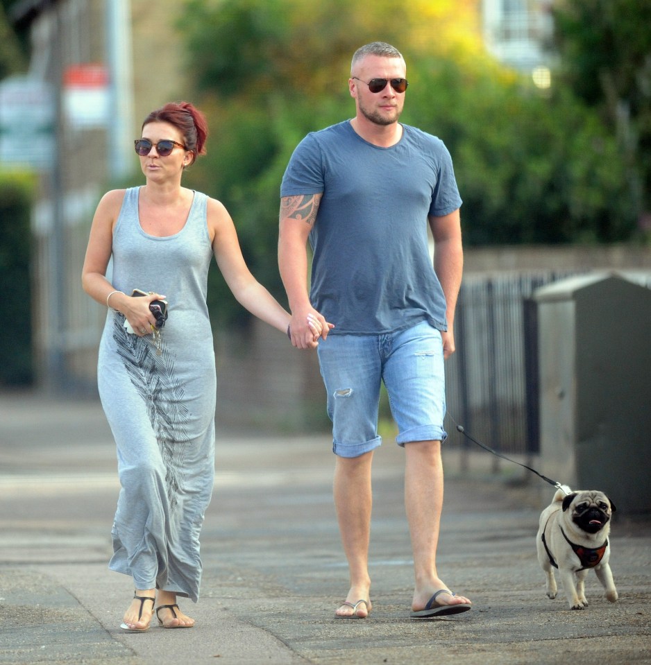  Candice Brown leaves her house with her convicted drug dealer boyfriend Liam Macauley