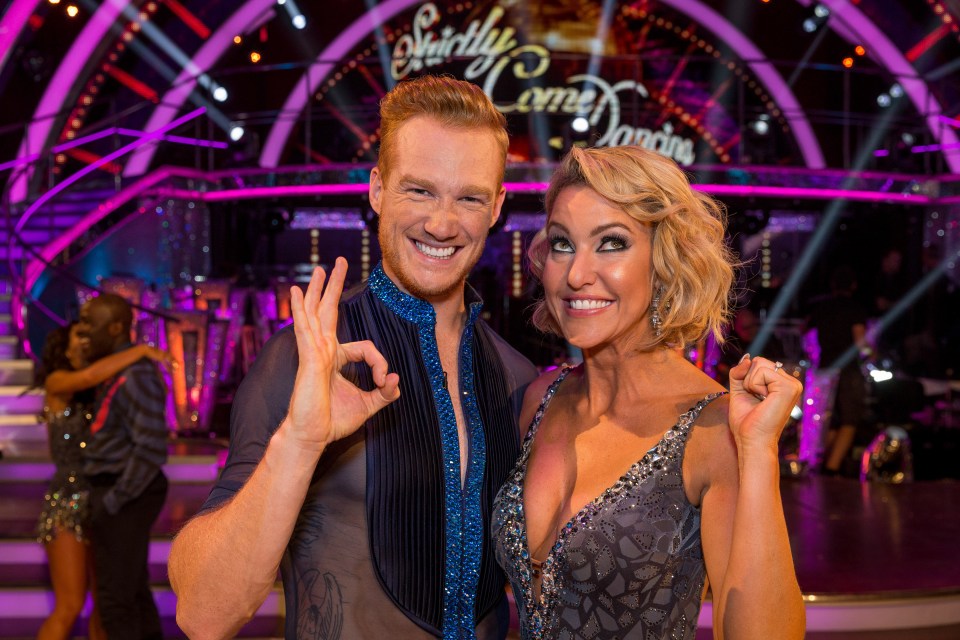  Greg Rutherford will be hoping to make it past the first show with Natalie Lowe