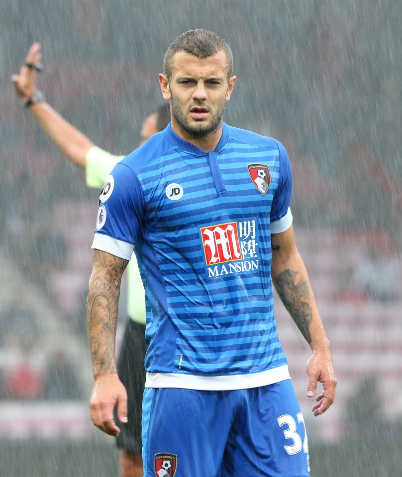 Jack Wilshere is set to make his first competitive start for Bournemouth