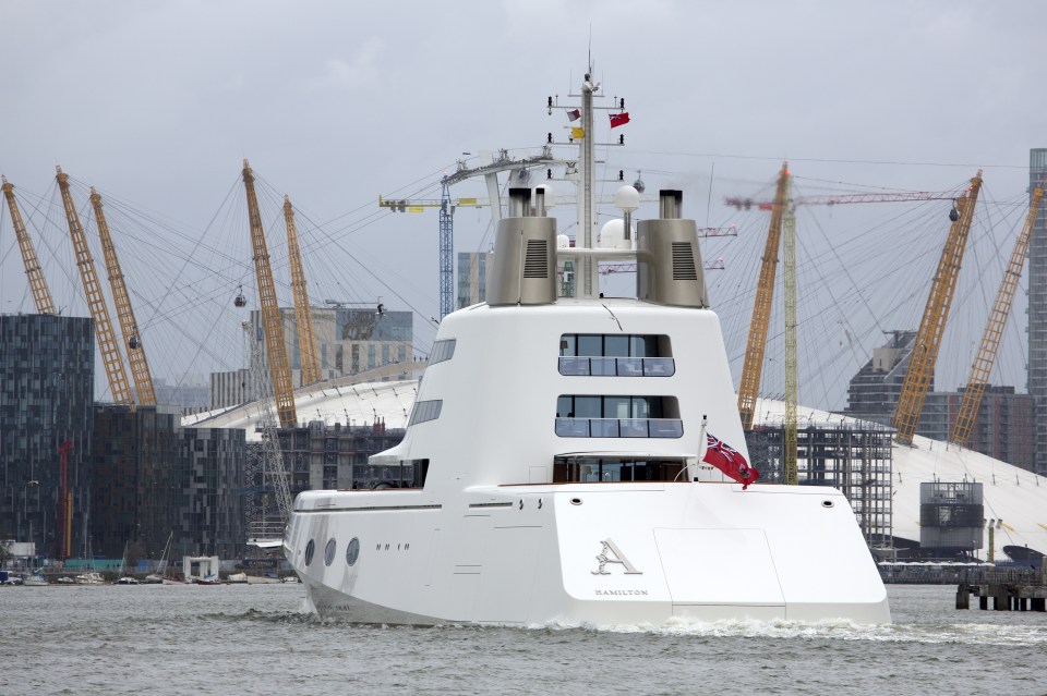 Three spa pools with current-generating technology are spread throughout the yacht, and one has a glass floor that passengers can look into from the lower deck