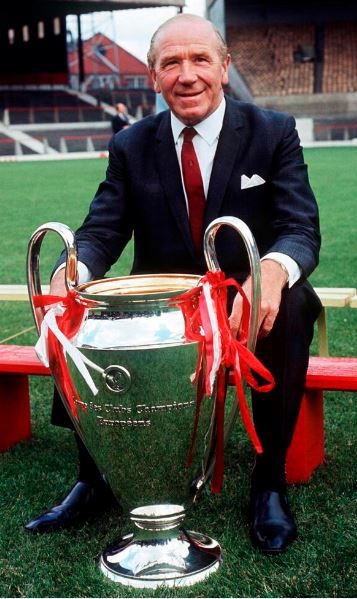 Sir Matt Busby was manager of Manchester United 1945-69 and 1970-71 