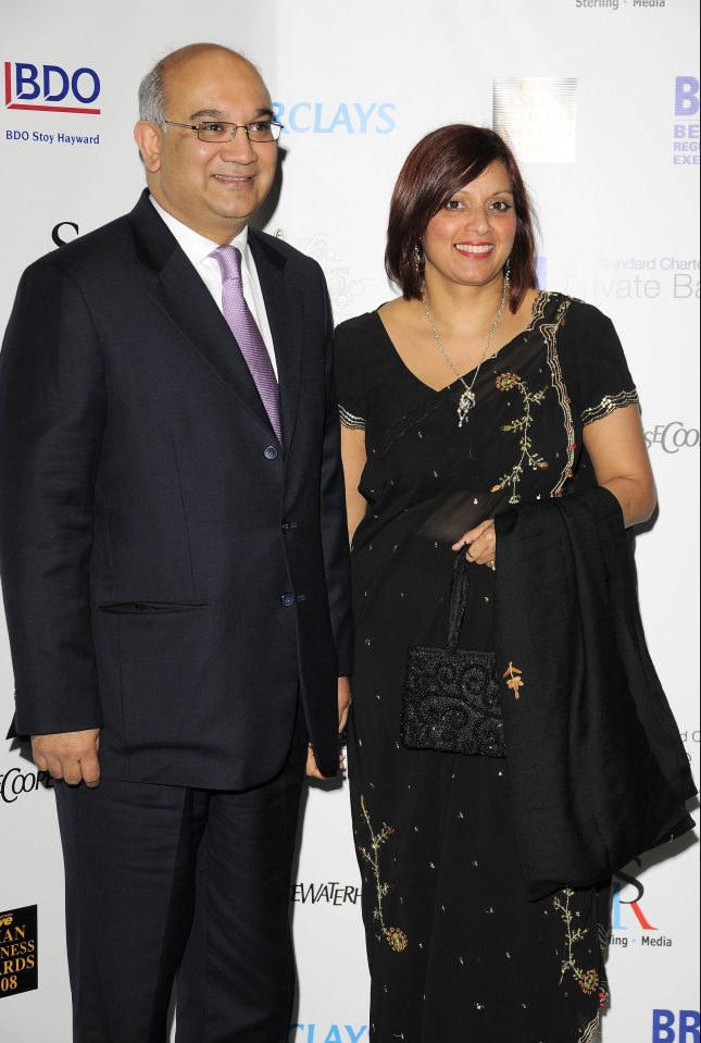  Keith Vaz with wife, Maria who has previously been drawn into the MP's scandals