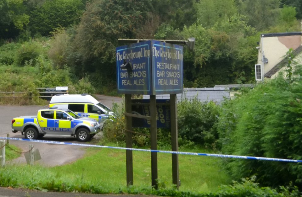  Emergency services were called to the pub on Friday night after reports of an armed robbery