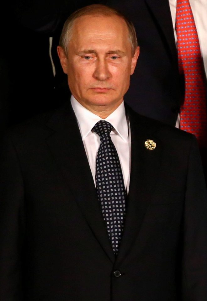  President Putin, pictured yesterday at the G20 summit in China, was not in the car at the time