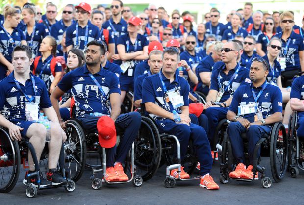 Great Britain's Paralympics team arrived in Rio to a welcome ceremony