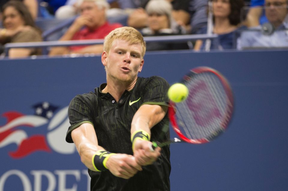  Brit Kyle Edmund was upbeat despite a straight-set loss to Novak Djokovic