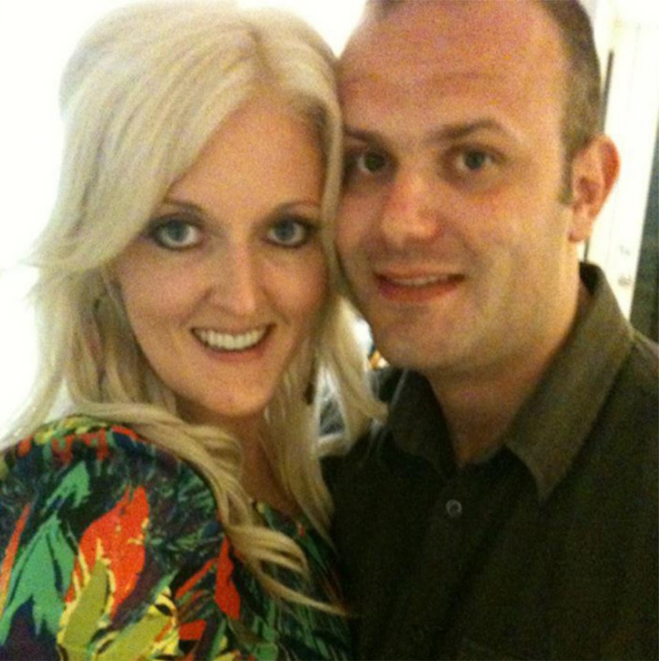  Private John Watson who appeared in court today, pictured with his ex-wife Lynsey Foston