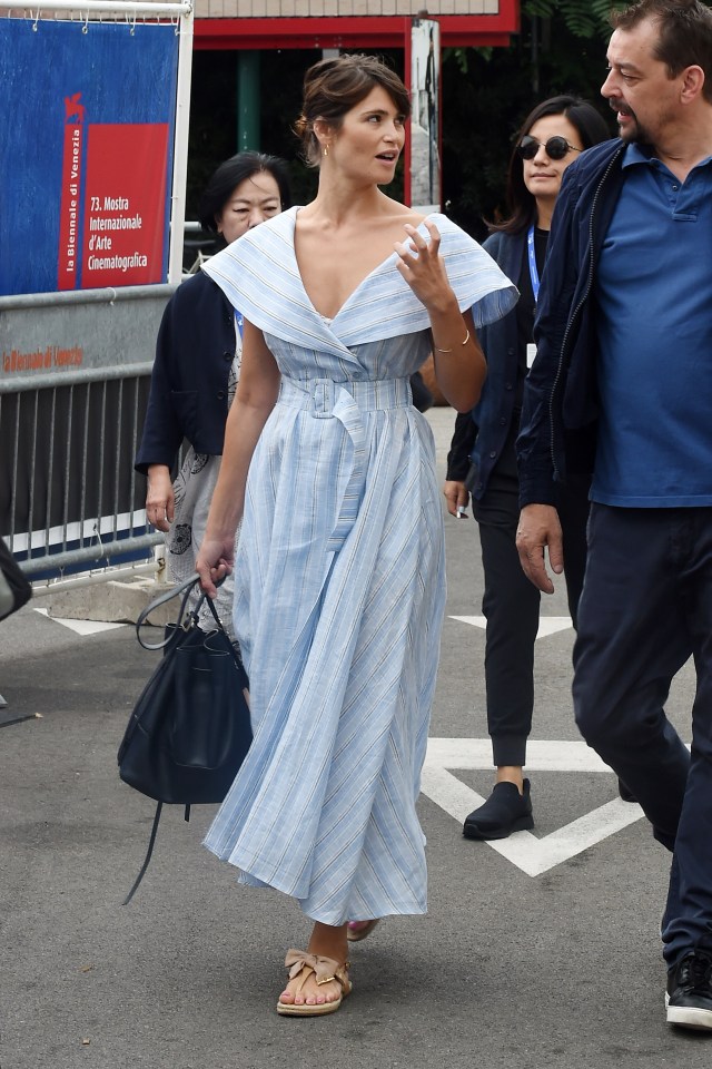 Gemma Arterton spotted in Venice