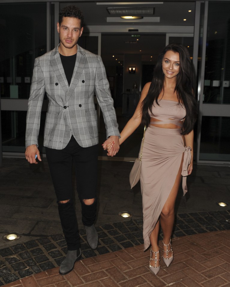 Fellow reality TV couple Scott Thomas and Kady McDermott also joined them on their night out