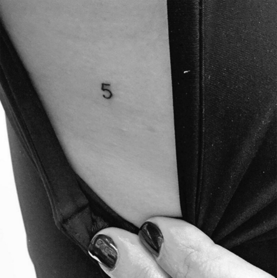 Lea Michele has a tattoo in loving memory of Cory Monteith