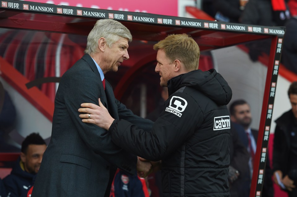 Eddie Howe is being lined up as a replacement for Arsene Wenger as Arsenal boss