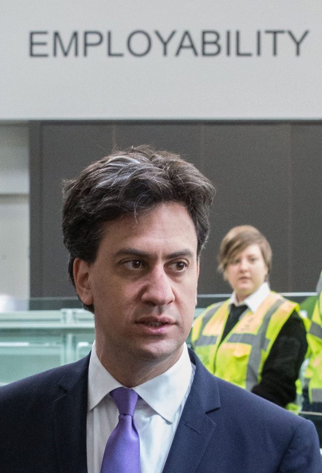  ED FOR THE EXIT ...  Miliband’s chances were slim after the election