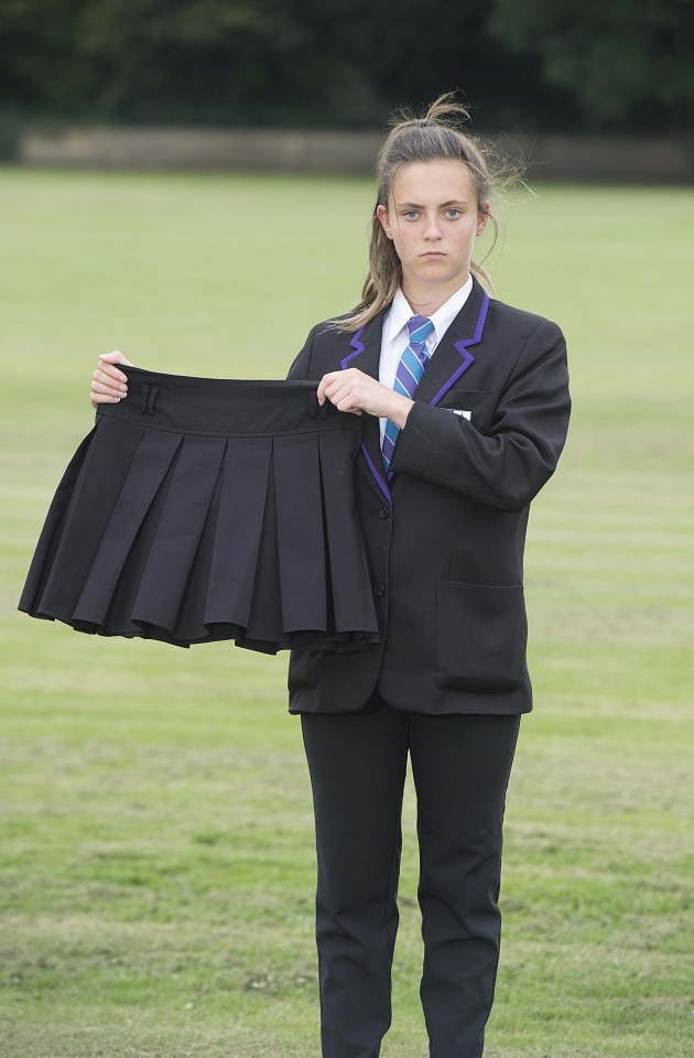  Michaela's mum says she could not find an appropriate length skirt in Asda