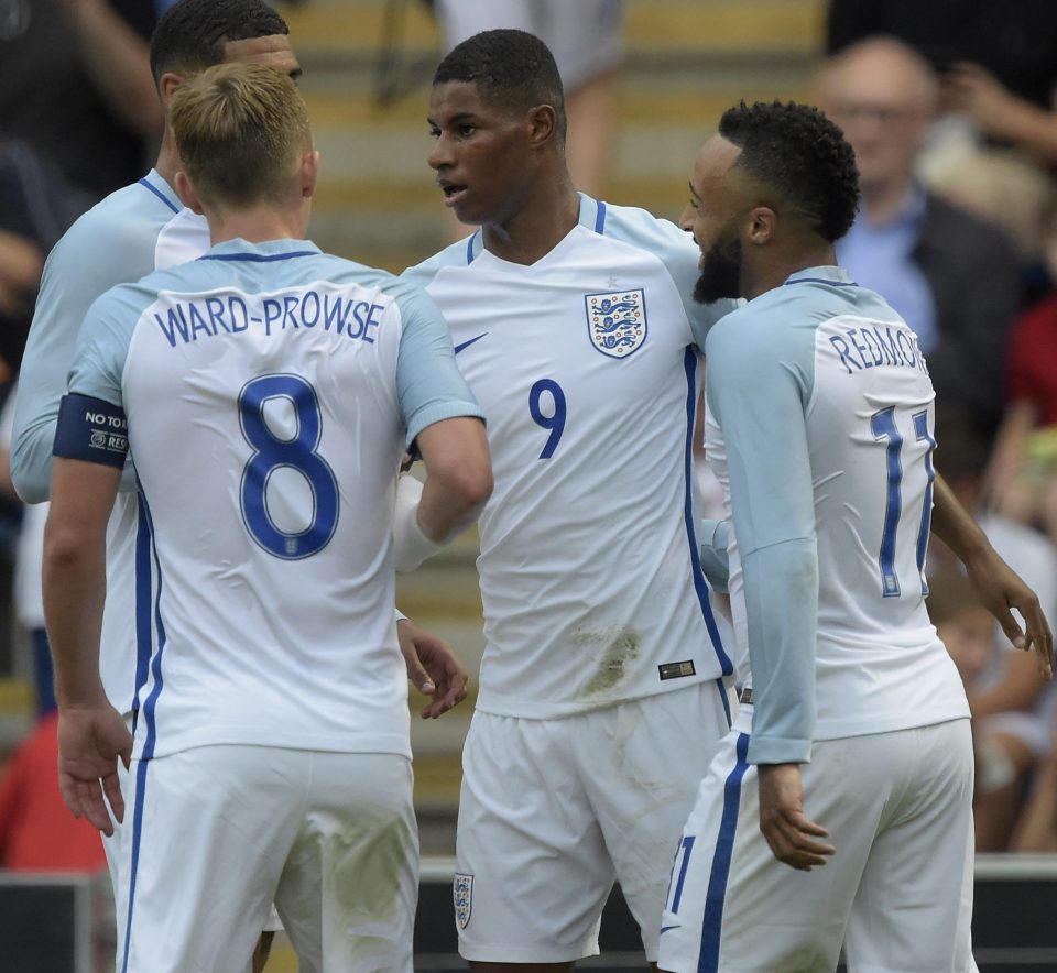 Marcus Rashford ran riot against Norway Under-21s in Under-21 Championships