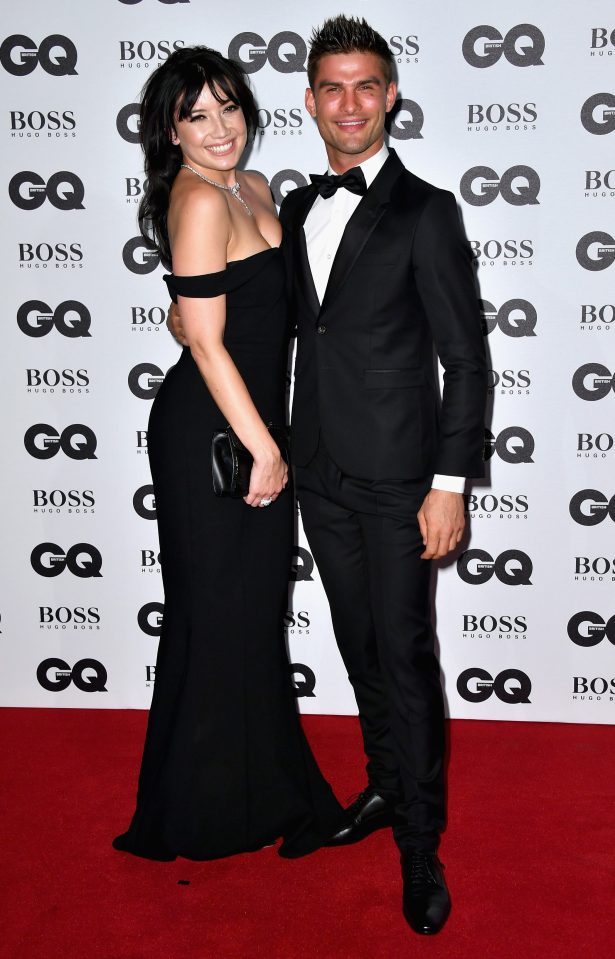  Daisy and Strictly partner Aljaz pose together at the GQ Awards