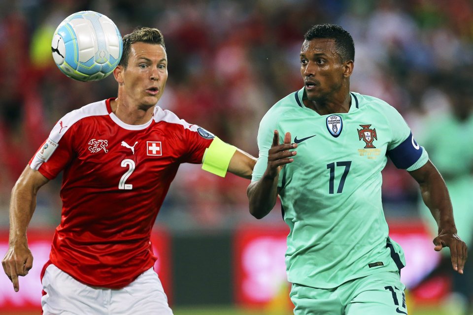  Nani was guilty of missing a sitter with nine minutes to go