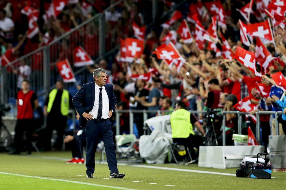  Fernando Santos had no answers to Switzerland's resolute defending