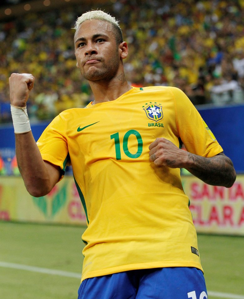 Neymar is the poster boy for the Brazil national team