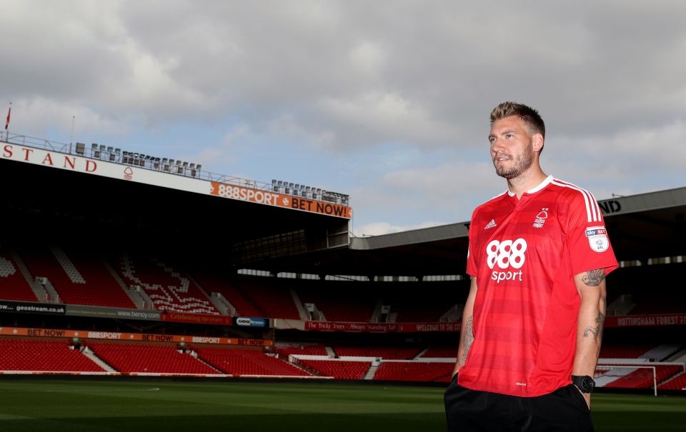  Bendtner has moved to Forest on a free transfer