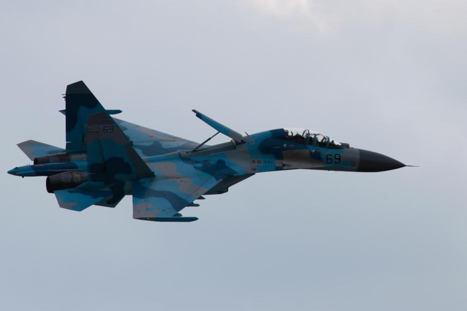 Russian fighter SU 27