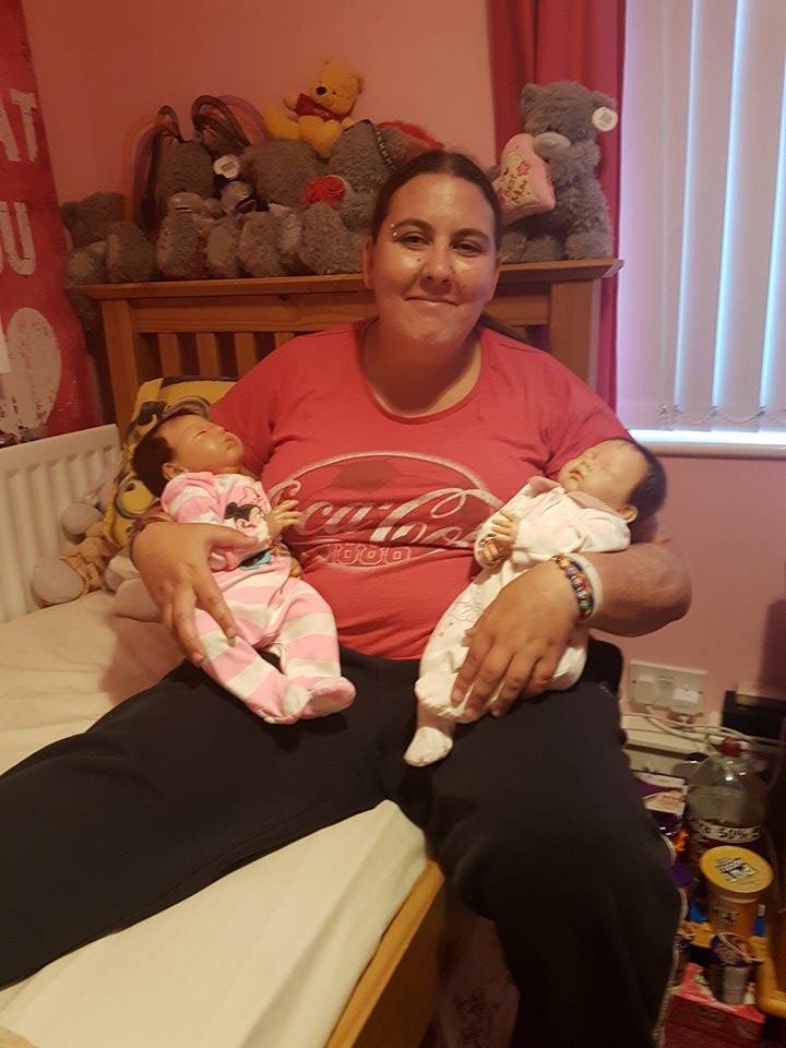 Jo wouldn't be without her dolls