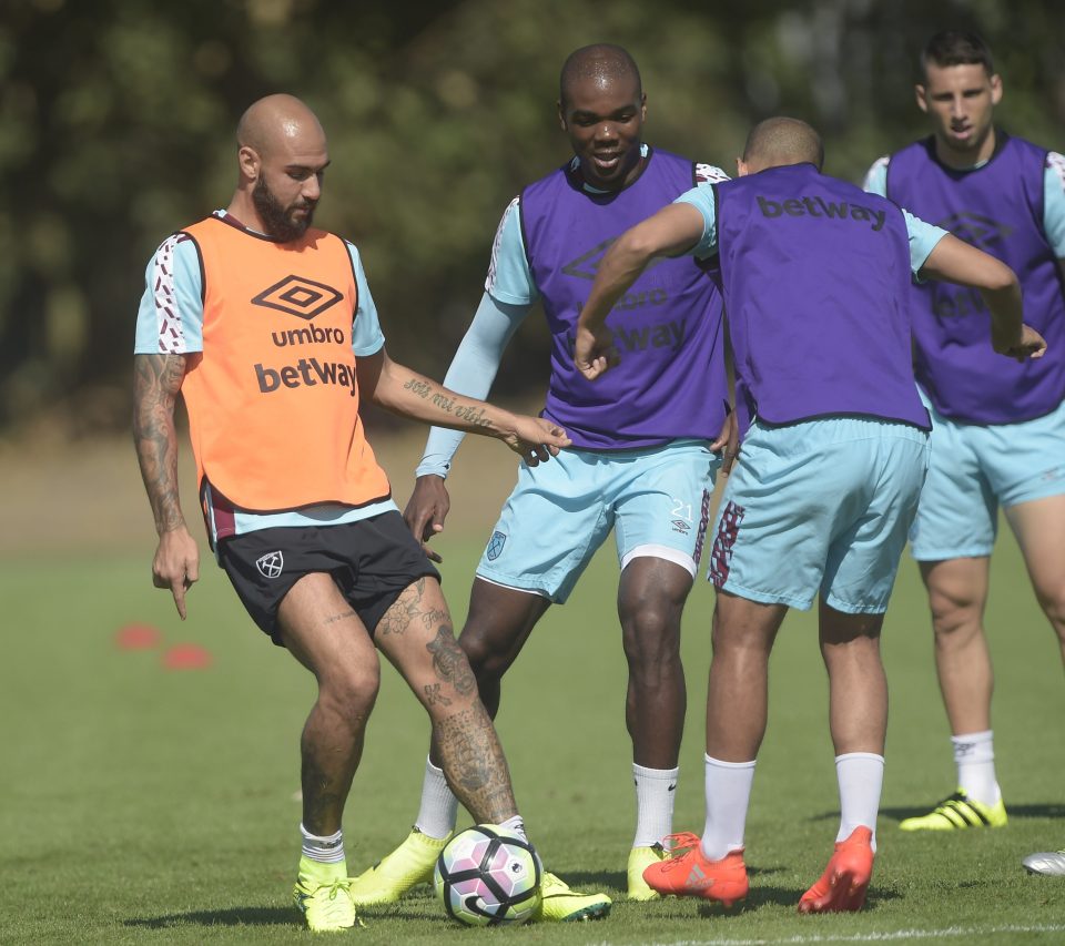  Zaza signed on loan from Juventus, and is hoping to solve some of West Ham's early goalscoring problems