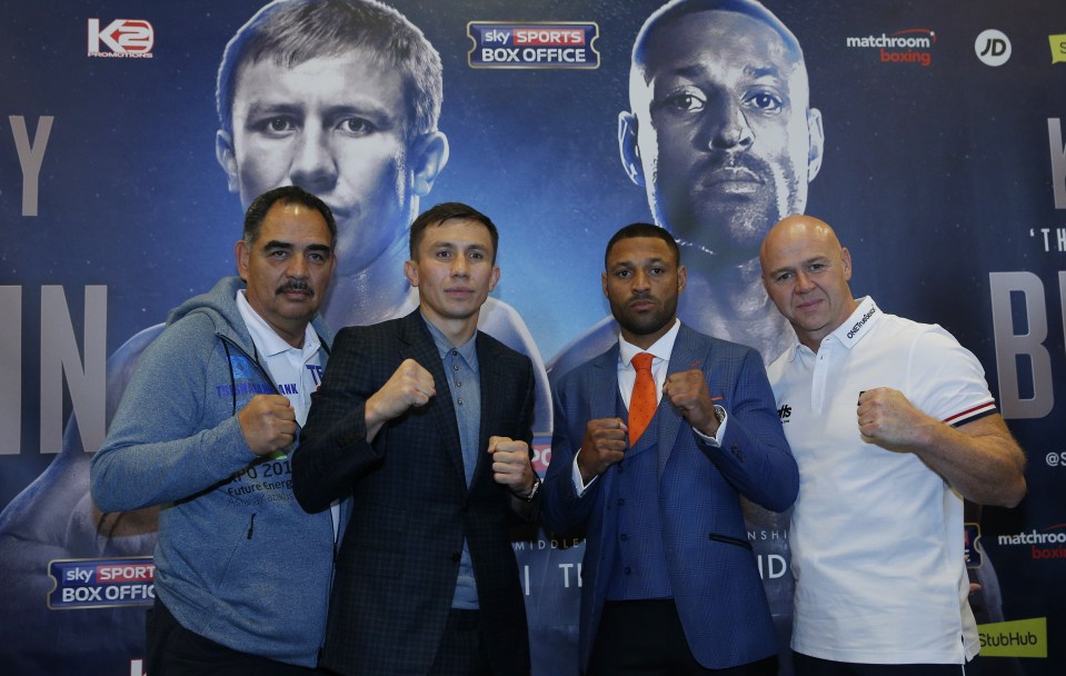  Gennady Golovkin takes on Kell Brook at the 02 Arena on Saturday