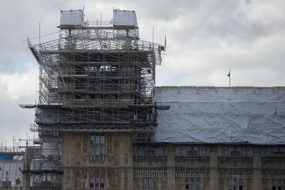  Repairs get underway at the Palace of Westminster