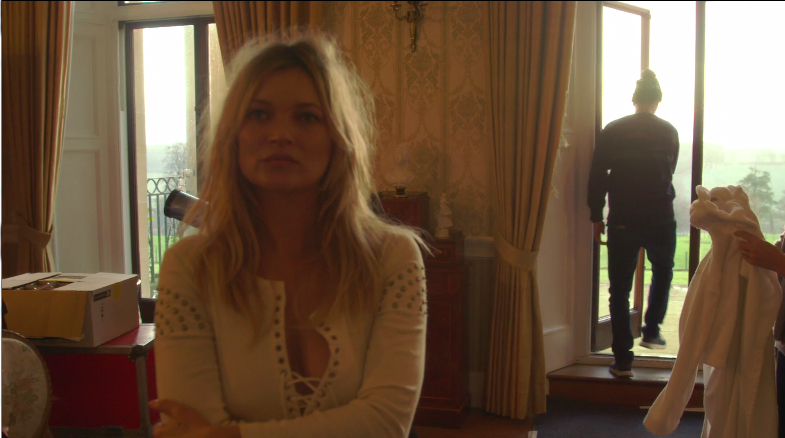 Viewers were shocked to hear Kate Moss speak