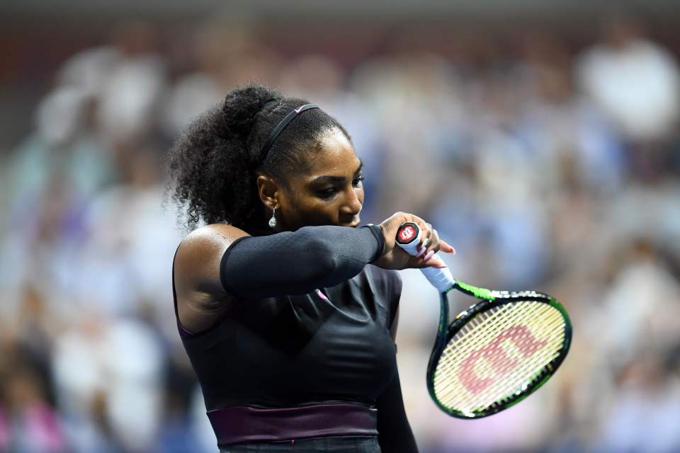 Serena Williams was knocked off top spot by Karolina Pliskova in the semi-final