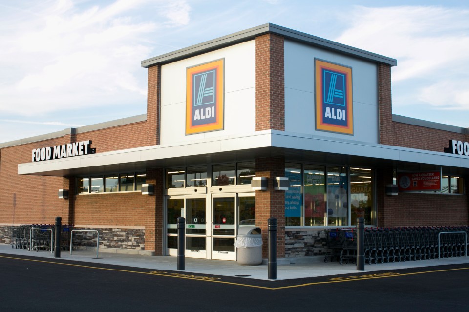 An Aldi discount grocery store.