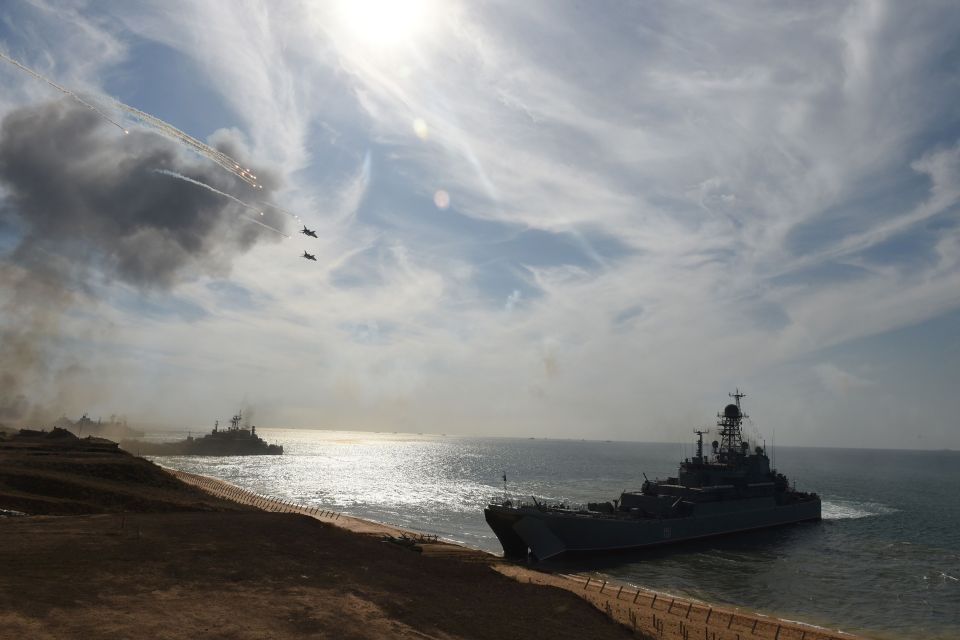 Some believe the war games demonstrate Russia's hold on Crimea