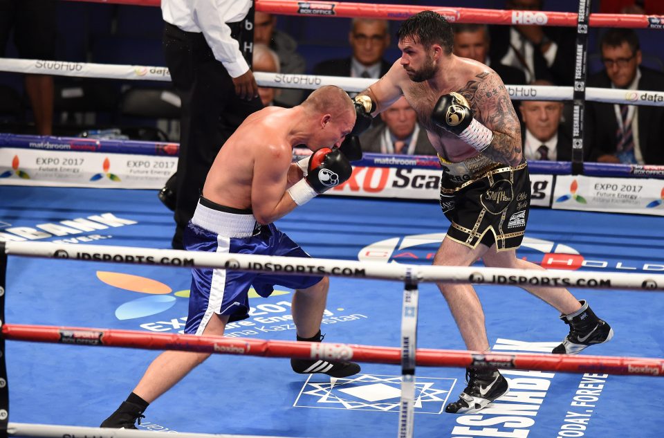 Paul Smith knocked down Daniel Regi six times in five rounds