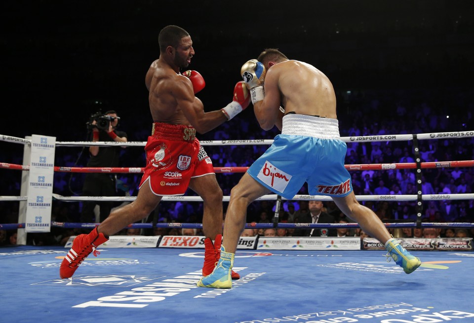  Kell Brook has already landed some thundering uppercuts on Golovkin