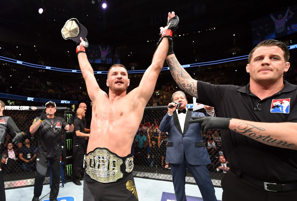  And still: Stipe Miocic retained his title by knockout in Cleveland