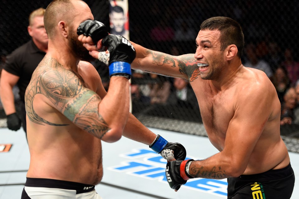  Werdum comprehensively outstruck Browne in their co-main event bout